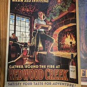 Redwood Creek Wine Poster - 2 Posters